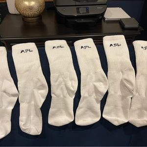 Never worn APL Socks, W- 4-10, 3 Pairs